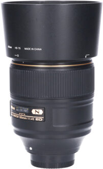 Nikon Tweedehands Nikon AF-S 105mm f/1.4E ED CM7350 Zwart