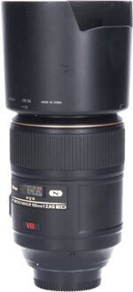 Nikon Tweedehands Nikon AF-S 105mm f/2.8G IF ED VR Micro CM3591 Zwart