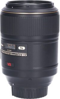 Nikon Tweedehands Nikon AF-S 105mm f/2.8G IF ED VR Micro CM3640 Zwart