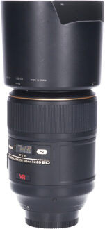 Nikon Tweedehands Nikon AF-S 105mm f/2.8G IF ED VR Micro CM4037 Zwart
