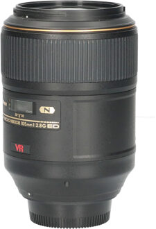 Nikon Tweedehands Nikon AF-S 105mm f/2.8G IF ED VR Micro CM4782 Zwart