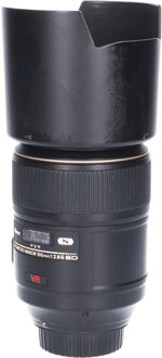 Nikon Tweedehands Nikon AF-S 105mm f/2.8G IF ED VR Micro CM4997 Zwart