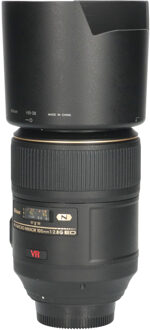 Nikon Tweedehands Nikon AF-S 105mm f/2.8G IF ED VR Micro CM4998 Zwart