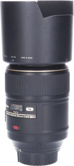 Nikon Tweedehands Nikon AF-S 105mm f/2.8G IF ED VR Micro CM6838 Zwart