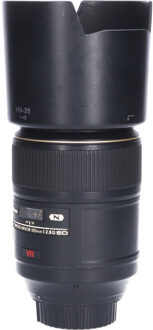 Nikon Tweedehands Nikon AF-S 105mm f/2.8G IF ED VR Micro CM8635 Zwart