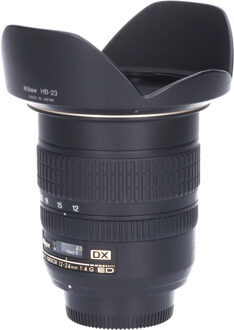 Nikon Tweedehands Nikon AF-S 12-24mm f/4.0G IF ED DX CM6293 Zwart