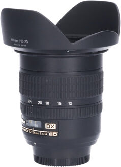 Nikon Tweedehands Nikon AF-S 12-24mm f/4.0G IF ED DX CM8363 Zwart