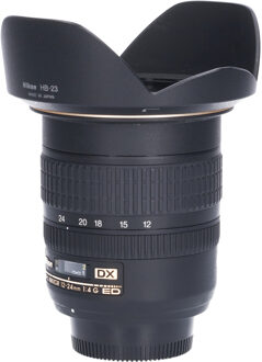 Nikon Tweedehands Nikon AF-S 12-24mm f/4.0G IF ED DX CM8639 Zwart