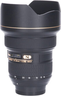 Nikon Tweedehands Nikon AF-S 14-24mm f/2.8G ED CM2323 Zwart