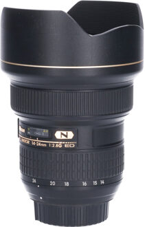Nikon Tweedehands Nikon AF-S 14-24mm f/2.8G ED CM2773 Zwart