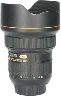 Nikon Tweedehands Nikon AF-S 14-24mm f/2.8G ED CM6368 Zwart