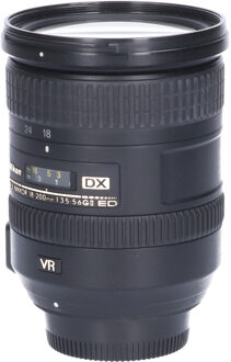 Nikon Tweedehands Nikon AF-S 18-200mm f/3.5-5.6G DX IF ED VR II CM6129 Zwart