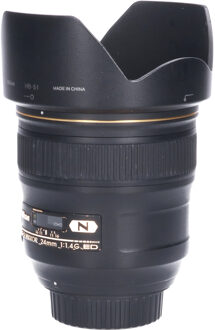 Nikon Tweedehands Nikon AF-S 24mm f/1.4G ED CM4261 Zwart