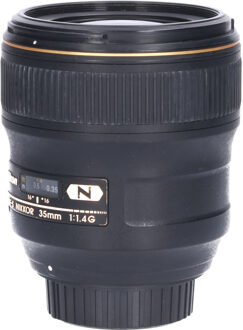 Nikon Tweedehands Nikon AF-S 35mm f/1.4G CM0893 Zwart
