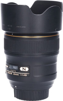 Nikon Tweedehands Nikon AF-S 35mm f/1.4G CM2750 Zwart