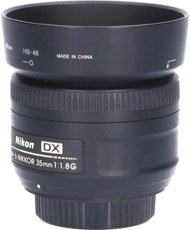 Nikon Tweedehands Nikon AF-S 35mm f/1.8G DX CM1071 Zwart