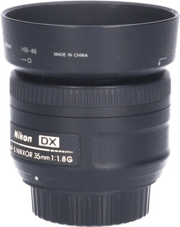 Nikon Tweedehands Nikon AF-S 35mm f/1.8G DX CM2134 Zwart