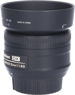 Nikon Tweedehands Nikon AF-S 35mm f/1.8G DX CM2526 Zwart