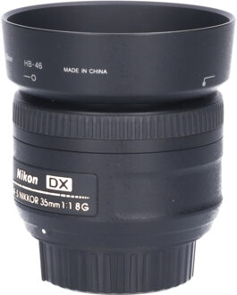 Nikon Tweedehands Nikon AF-S 35mm f/1.8G DX CM3140 Zwart