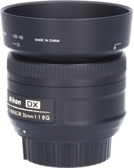 Nikon Tweedehands Nikon AF-S 35mm f/1.8G DX CM3549 Zwart