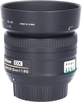 Nikon Tweedehands Nikon AF-S 35mm f/1.8G DX CM4186 Zwart