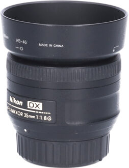 Nikon Tweedehands Nikon AF-S 35mm f/1.8G DX CM5184 Zwart