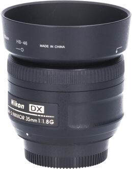 Nikon Tweedehands Nikon AF-S 35mm f/1.8G DX CM5578 Zwart