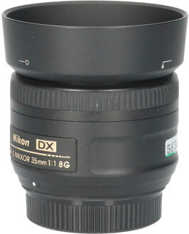 Nikon Tweedehands Nikon AF-S 35mm f/1.8G DX CM5614 Zwart