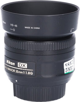 Nikon Tweedehands Nikon AF-S 35mm f/1.8G DX CM5857 Zwart