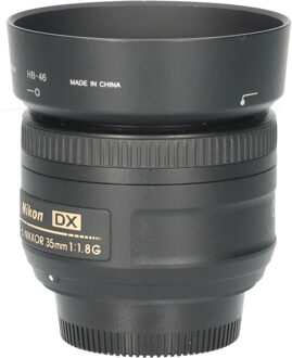 Nikon Tweedehands Nikon AF-S 35mm f/1.8G DX CM6370 Zwart