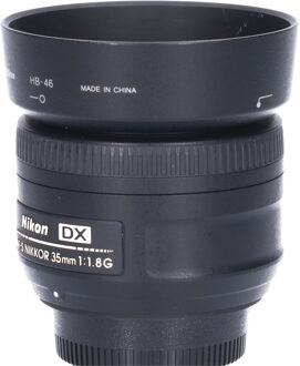Nikon Tweedehands Nikon AF-S 35mm f/1.8G DX CM7623 Zwart