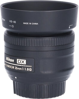 Nikon Tweedehands Nikon AF-S 35mm f/1.8G DX CM8630 Zwart