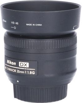 Nikon Tweedehands Nikon AF-S 35mm f/1.8G DX CM8936 Zwart