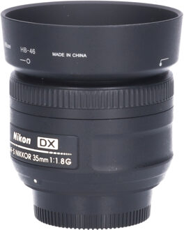 Nikon Tweedehands Nikon AF-S 35mm f/1.8G DX CM9121 Zwart