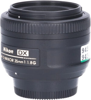 Nikon Tweedehands Nikon AF-S 35mm f/1.8G DX CM9424 Zwart
