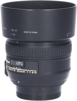 Nikon Tweedehands Nikon AF-S 50mm f/1.4G CM2522 Zwart