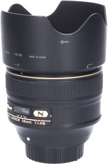 Nikon Tweedehands Nikon AF-S 58mm f/1.4G CM6308 Zwart