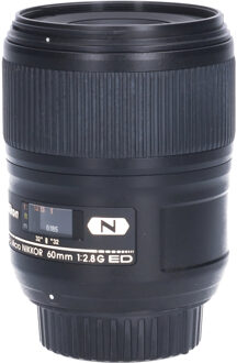 Nikon Tweedehands Nikon AF-S 60mm f/2.8G ED Micro CM7979 Zwart