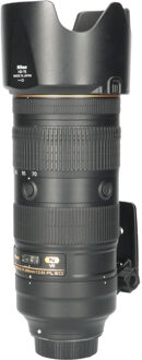 Nikon Tweedehands Nikon AF-S 70-200mm f/2.8E FL ED VR CM5546 Zwart