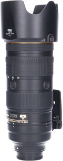 Nikon Tweedehands Nikon AF-S 70-200mm f/2.8E FL ED VR CM9449 Zwart
