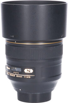 Nikon Tweedehands Nikon AF-S 85mm f/1.4G CM1681 Zwart