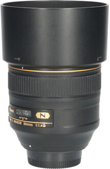 Nikon Tweedehands Nikon AF-S 85mm f/1.4G CM4600 Zwart
