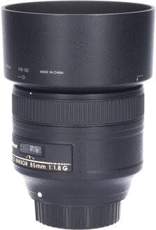 Nikon Tweedehands Nikon AF-S 85mm f/1.8G CM3128 Zwart