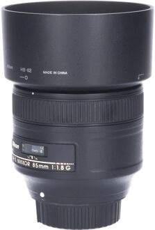 Nikon Tweedehands Nikon AF-S 85mm f/1.8G CM7493 Zwart