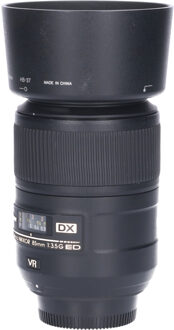 Nikon Tweedehands Nikon AF-S 85mm f/3.5G VR DX Micro CM3671 Zwart