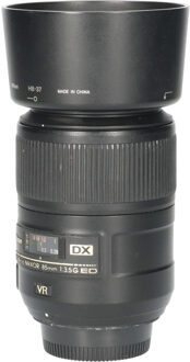 Nikon Tweedehands Nikon AF-S 85mm f/3.5G VR DX Micro CM4594 Zwart