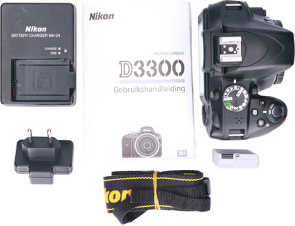 Nikon Tweedehands Nikon D3300 body zwart CM6037