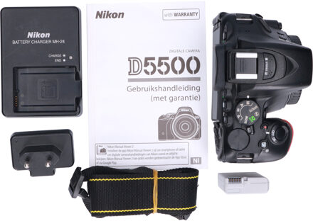 Nikon Tweedehands Nikon D5500 zwart - Body CM4613