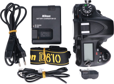 Nikon Tweedehands Nikon D610 Body CM1189 Zwart
