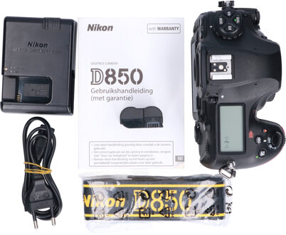 Nikon Tweedehands Nikon D850 Body CM3578 Zwart